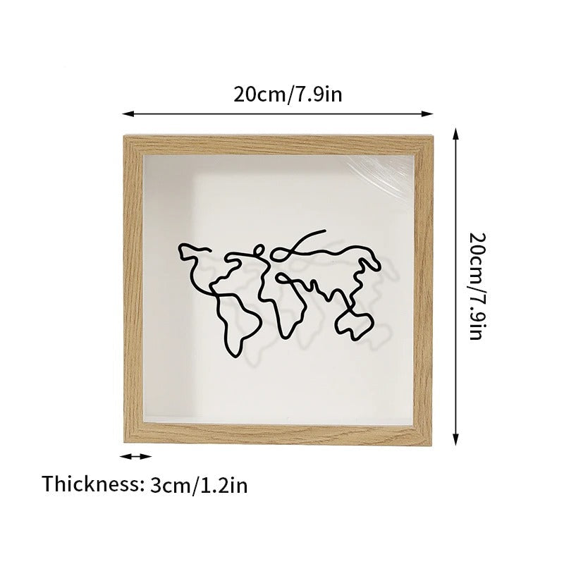Travel Archive Shadow Box