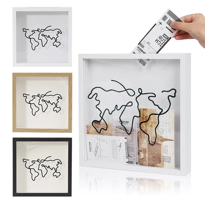 Travel Archive Shadow Box