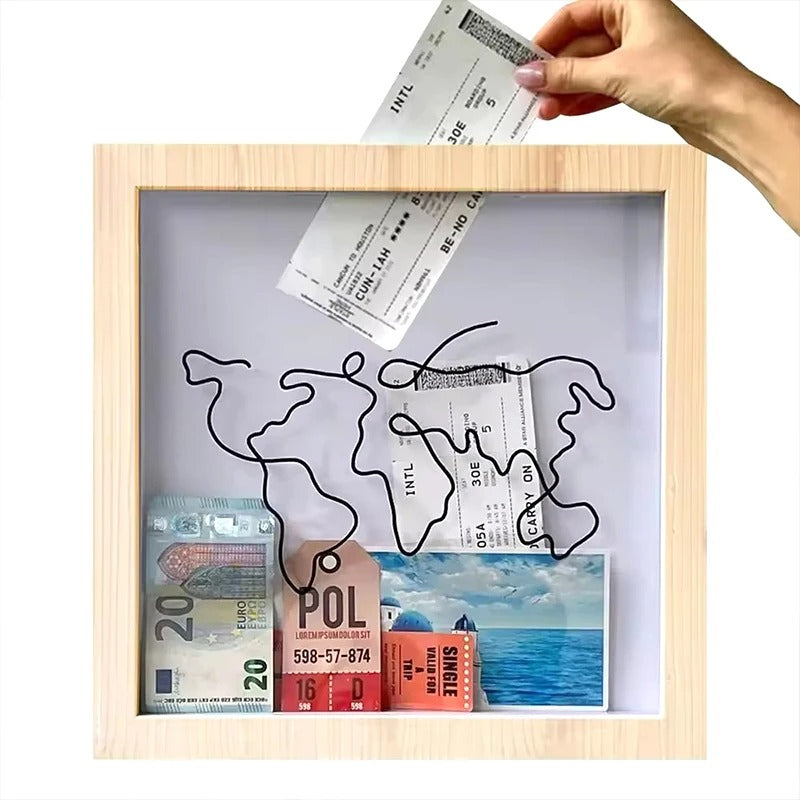 Travel Archive Shadow Box