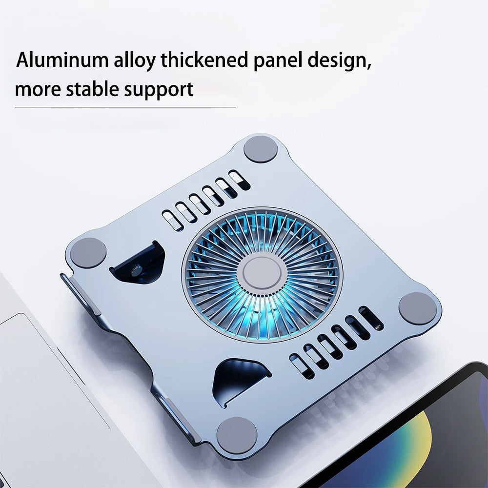 Laptop Stand with Built-in Cooling Fan