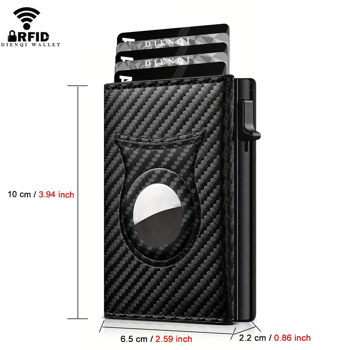 Credit Card Holder with AirTag Holder