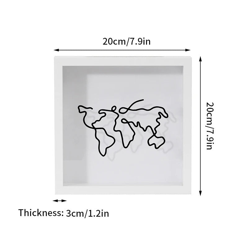 Travel Archive Shadow Box