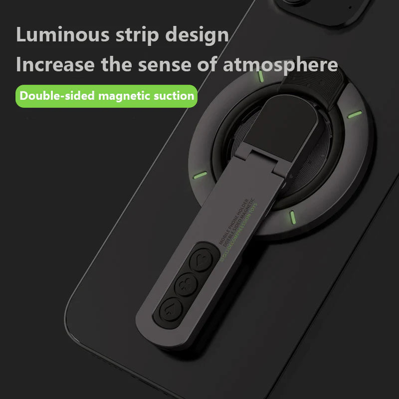 Magnetic 360° Rotating Phone Holder with Dual-Sided Grip