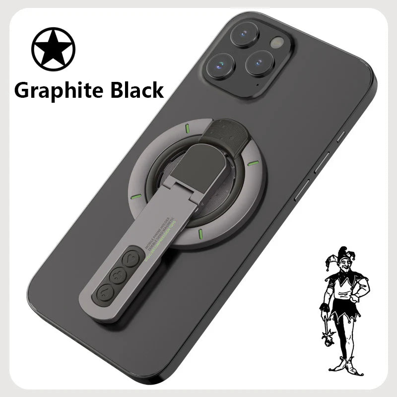 Magnetic 360° Rotating Phone Holder with Dual-Sided Grip