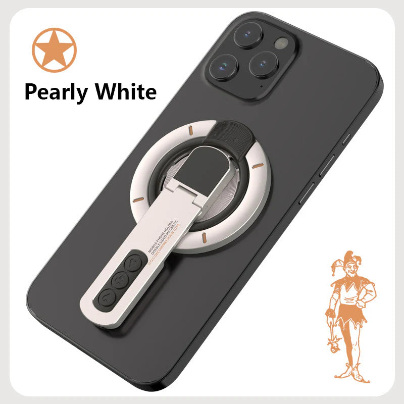 Magnetic 360° Rotating Phone Holder with Dual-Sided Grip