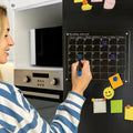 Clear Acrylic Fridge Organizer & Weekly Planner