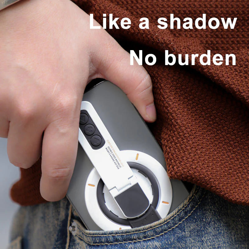 Magnetic 360° Rotating Phone Holder with Dual-Sided Grip