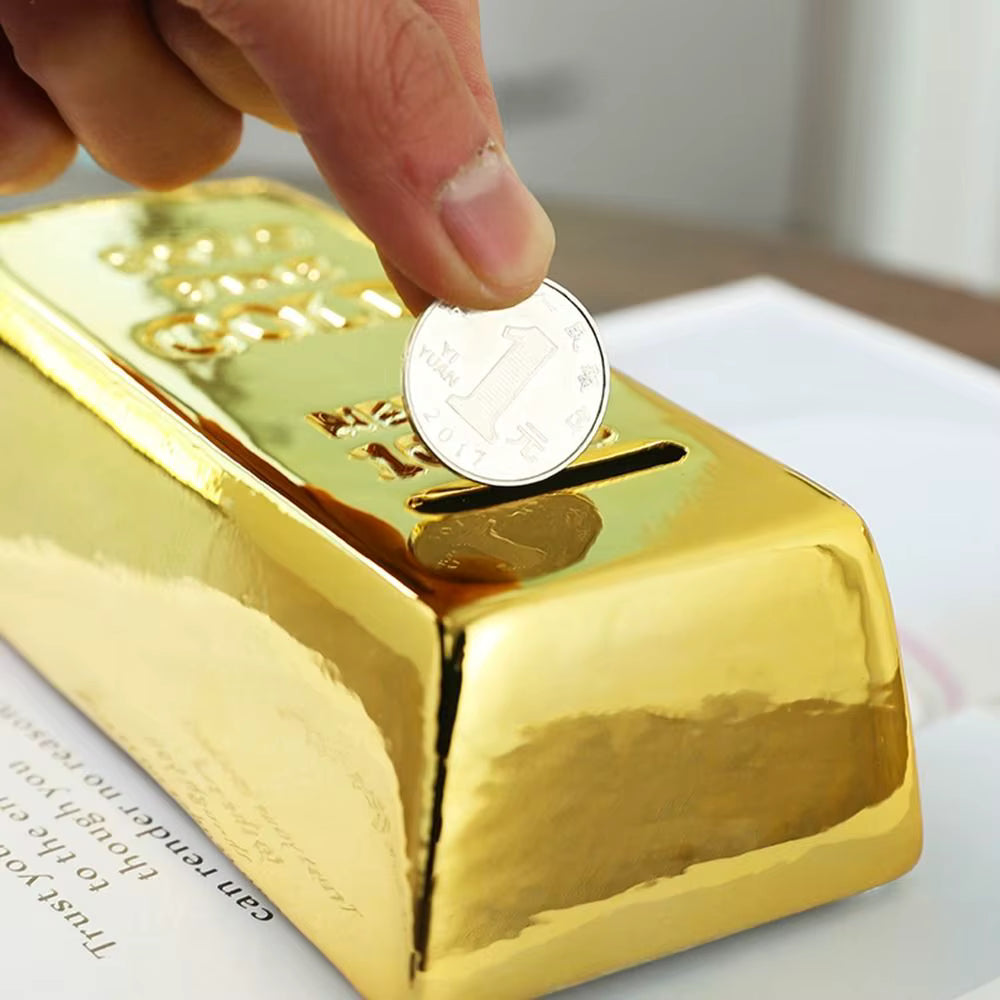 GoldMint - Save More Easily with Stylish, Secure Gold Coin Bank