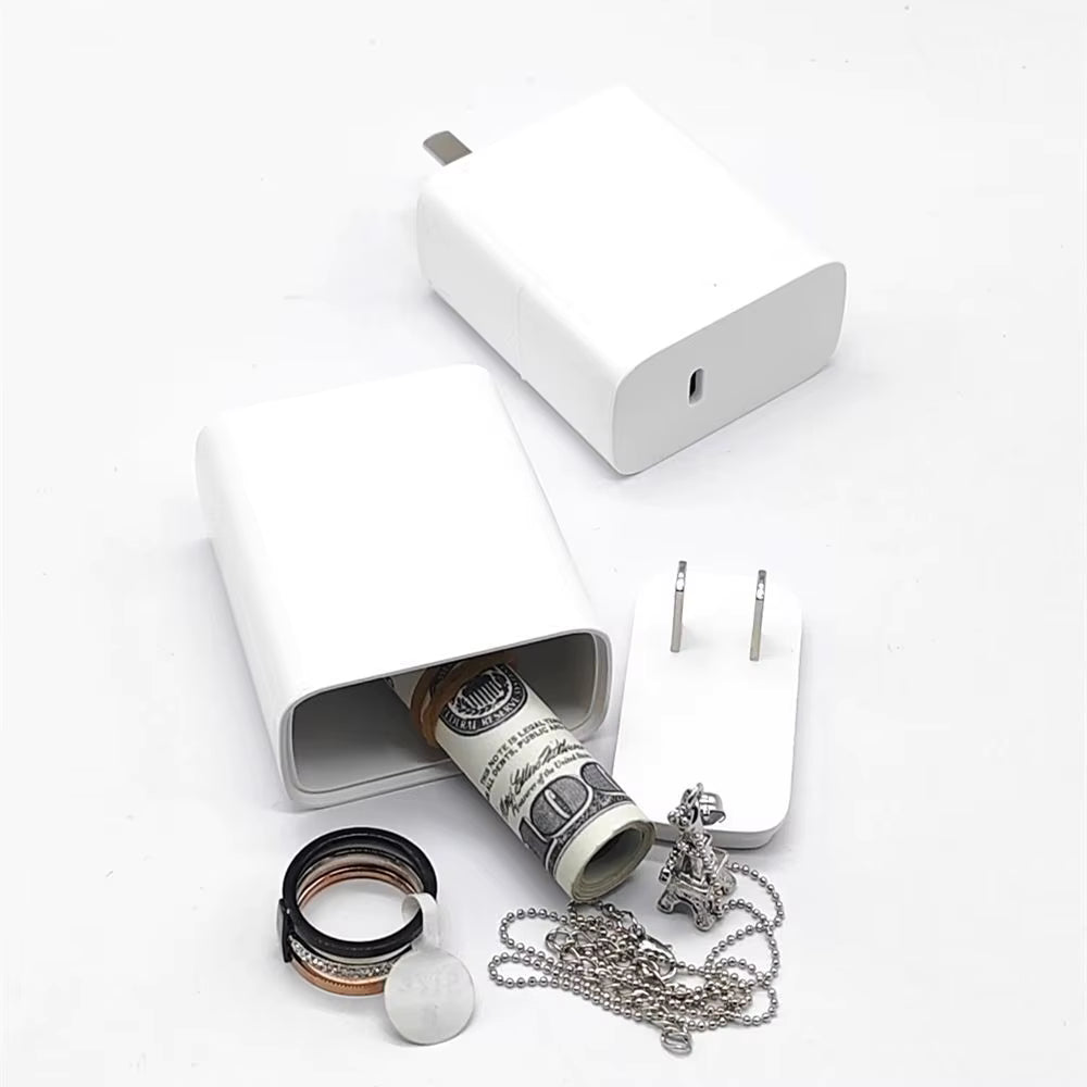 HideSafe - Invisible Charger Stash for Secure, Easy Valuables Protection