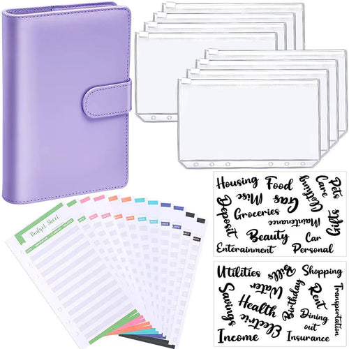Budget Binder with Zipper Cash