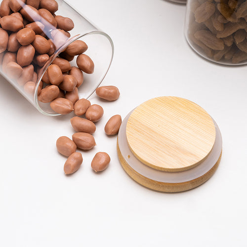 12-Piece Set of Borosilicate Glass Jars