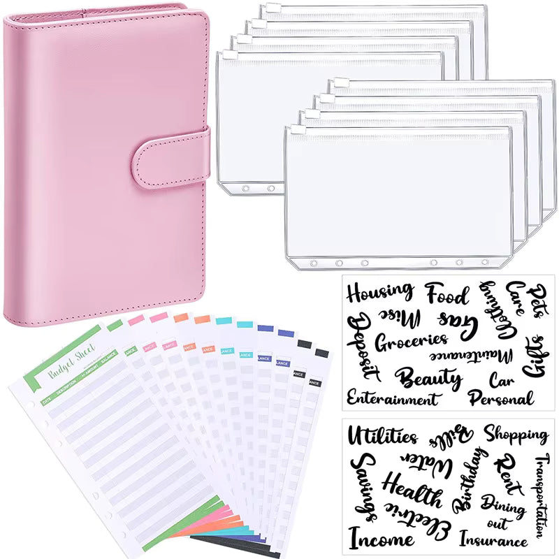 Budget Binder with Zipper Cash