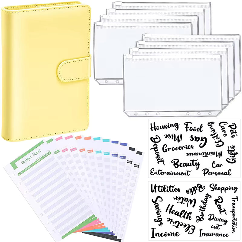 Budget Binder with Zipper Cash