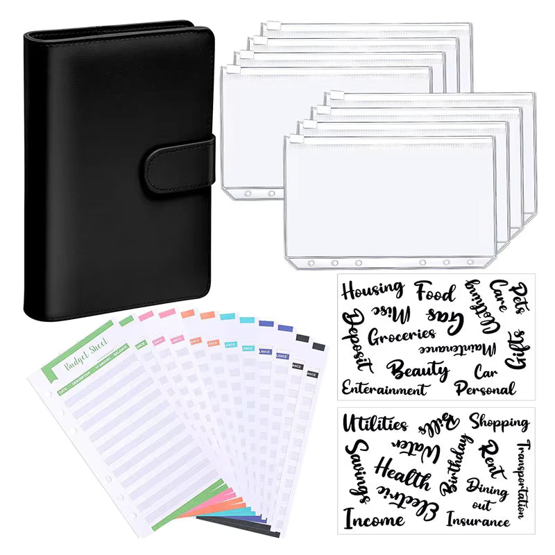 Budget Binder with Zipper Cash