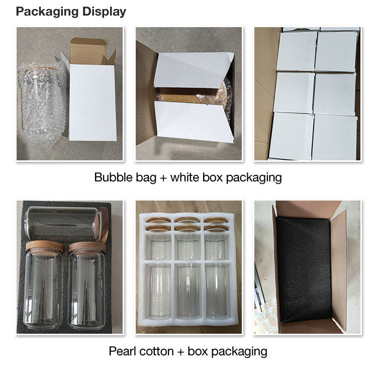 12-Piece Set of Borosilicate Glass Jars