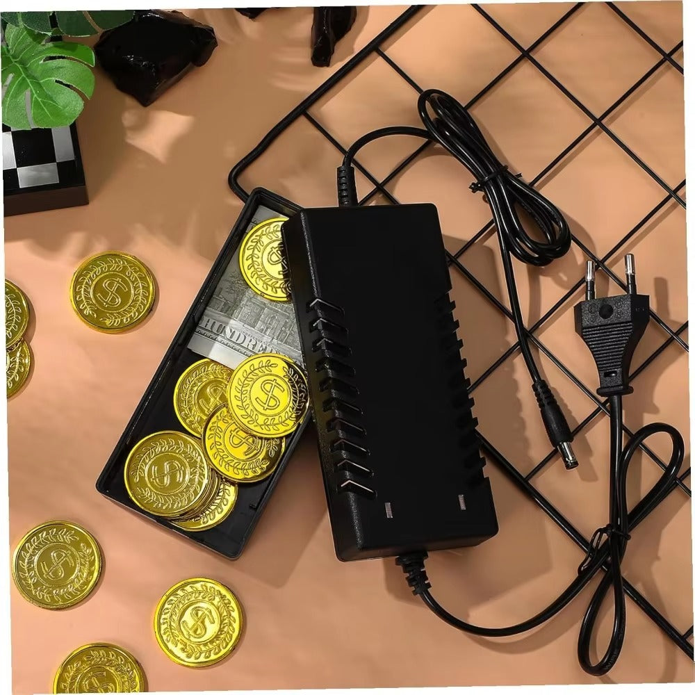 StealthCharge™ Fake Laptop Charger Safe – Hidden Storage Box for Valuables