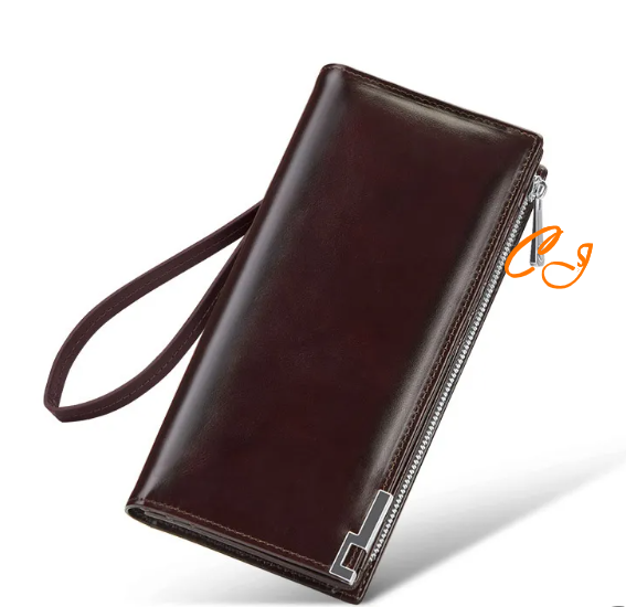 Cash Bag Cowhide Wallet
