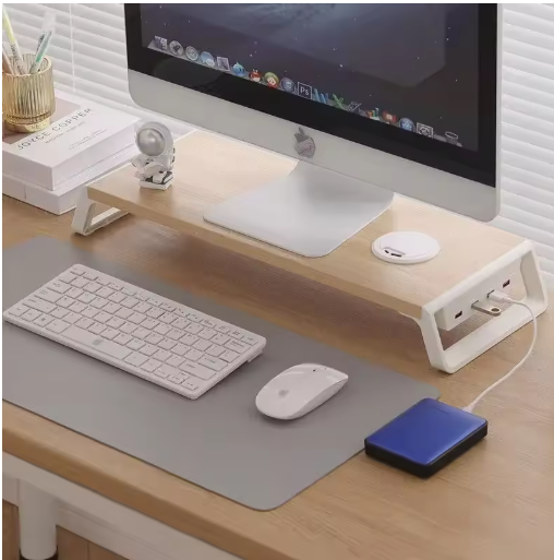 Desktop Monitor Stand with USB Hub