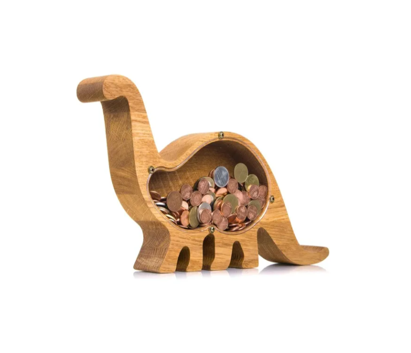 Wooden Animal Piggy Bank