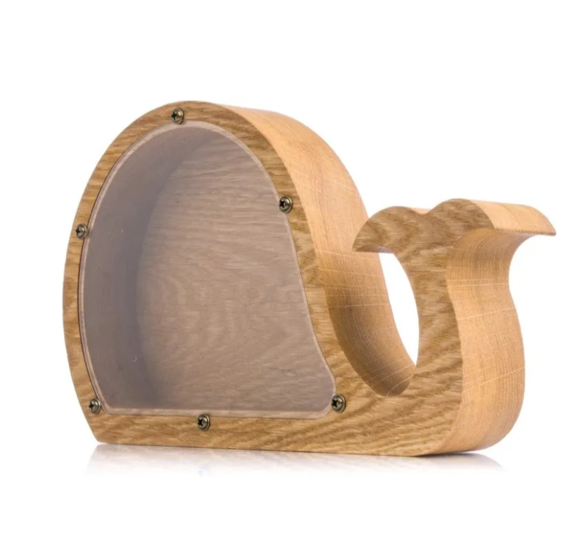 Wooden Animal Piggy Bank