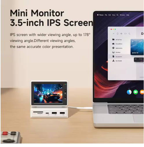 Monitor Display Sub Screen with USB