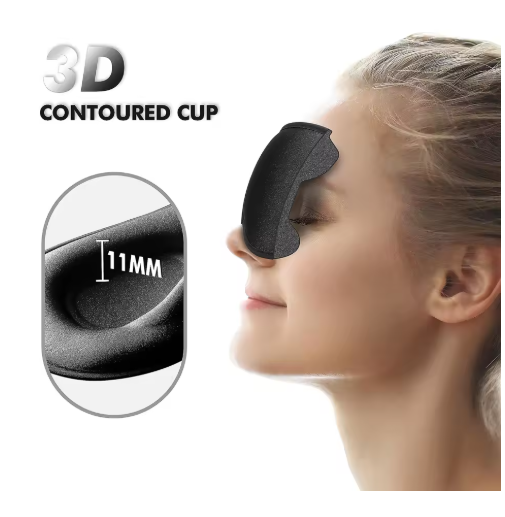 3D Eye Mask Adjustable Suitable for Men and Women