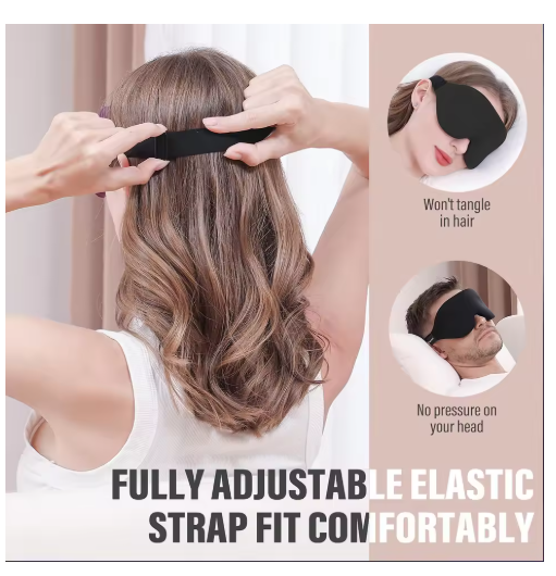 3D Eye Mask Adjustable Suitable for Men and Women