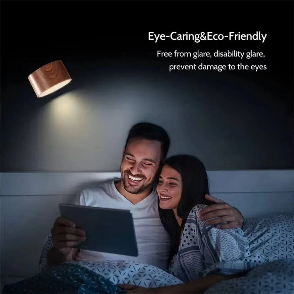 Infinity™ Rotating Wooden LED Wall Lamp