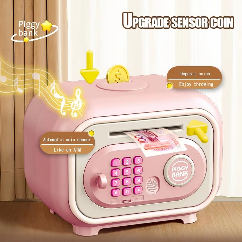 MiniATM™ Electronic Piggy Bank – Password Safe with Sound for Kids