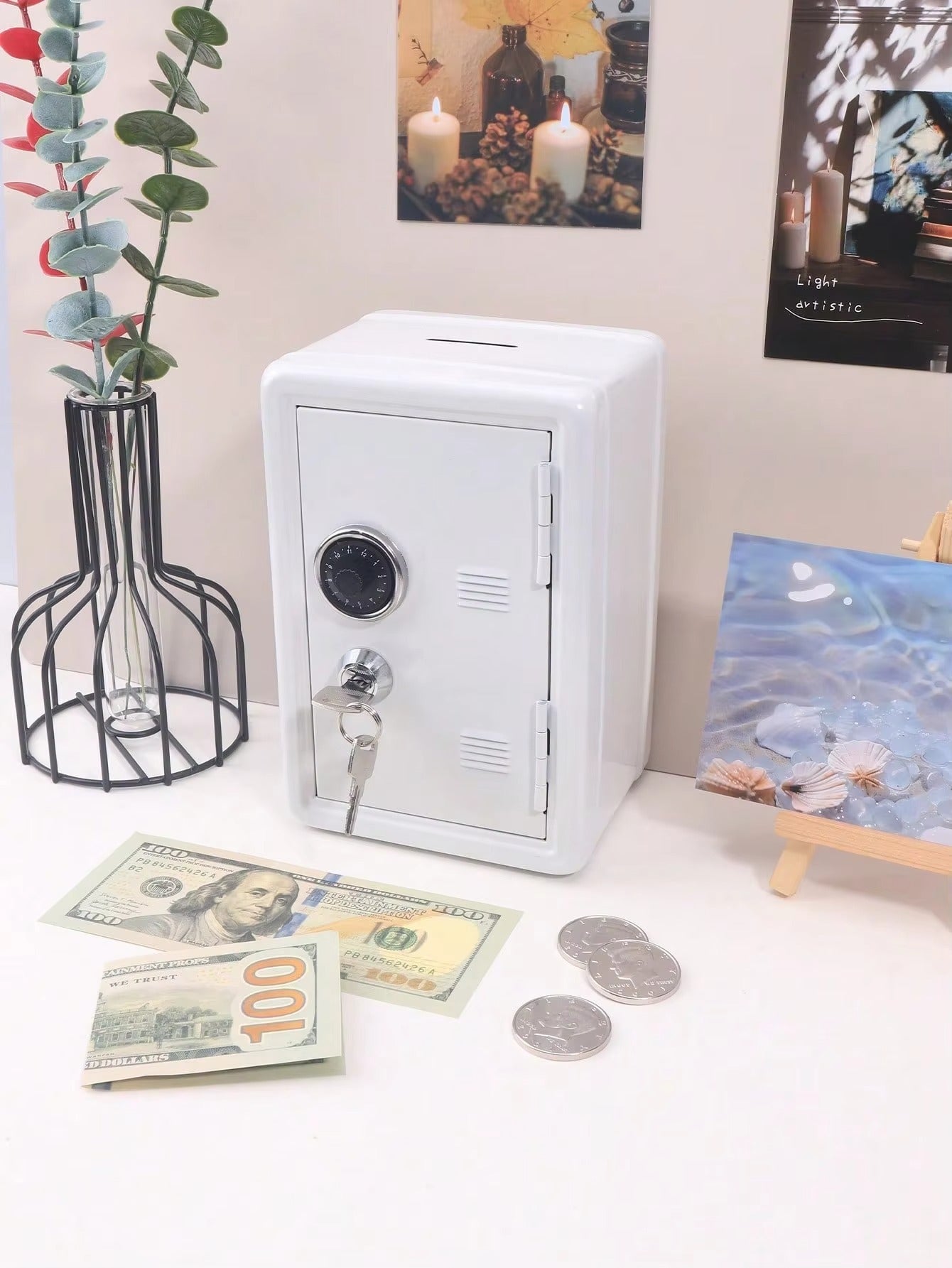 SecureVault™ Mini Combination Lock Safe – Portable Cash & Valuables Box