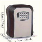 SecureFlip™ Combination Key Safe – Heavy-Duty Lock Box with Dial Code