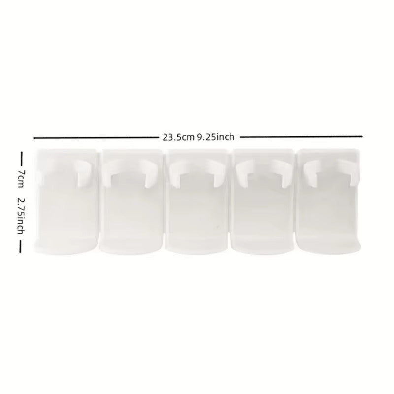 Wall-Mounted Bathroom Organizer Shelf – Punch-Free Cosmetic Storage Rack