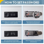 SecretBook™ Combination Lock Safe – Hidden Money Vault for Kids