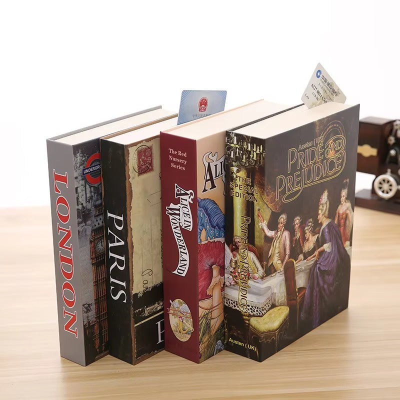 HiddenVault™ Classic Book Safe – Secret Money & Jewelry Lock Bo
