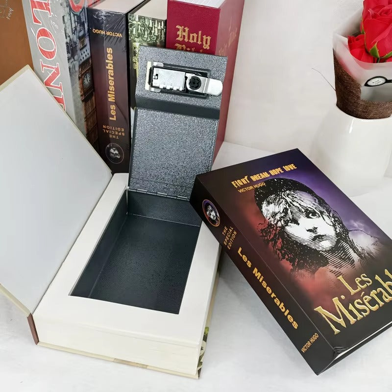 HiddenVault™ Classic Book Safe – Secret Money & Jewelry Lock Bo