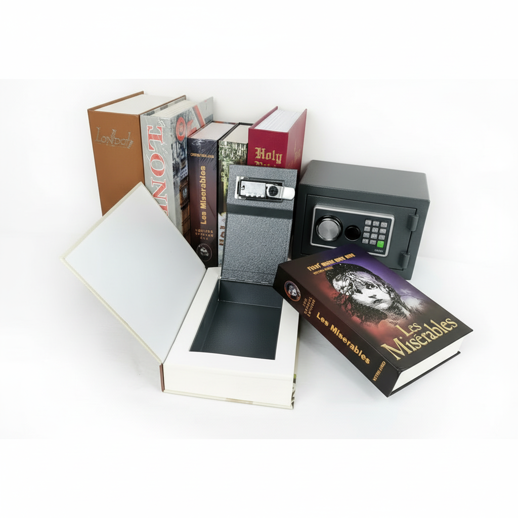HiddenVault™ Classic Book Safe – Secret Money & Jewelry Lock Bo