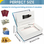 SecretBook™ Combination Lock Safe – Hidden Money Vault for Kids