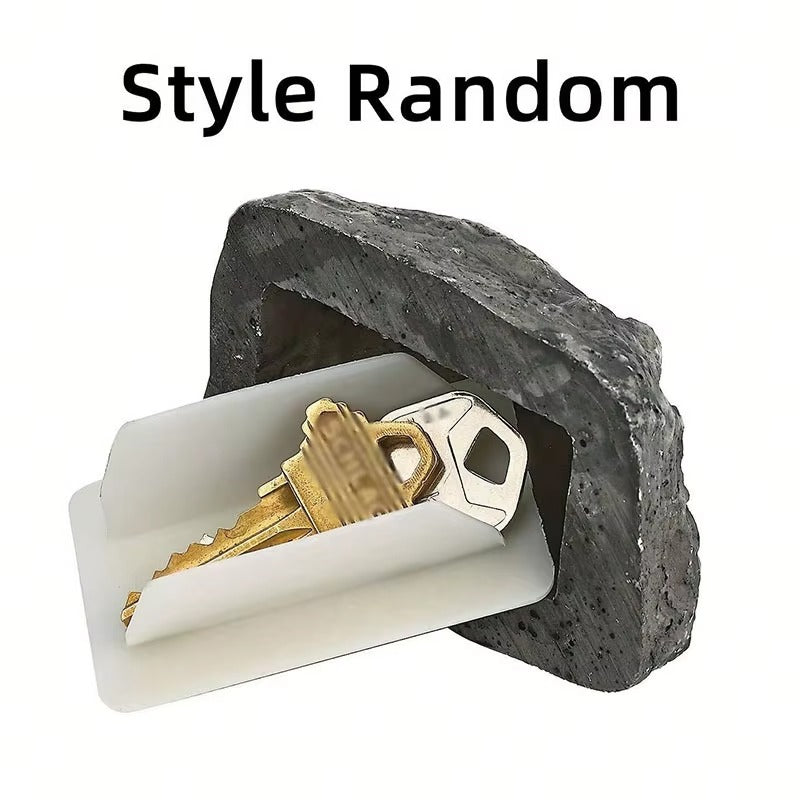 RockSafe™ Outdoor Key Hider – Hidden Garden Stone Key Box