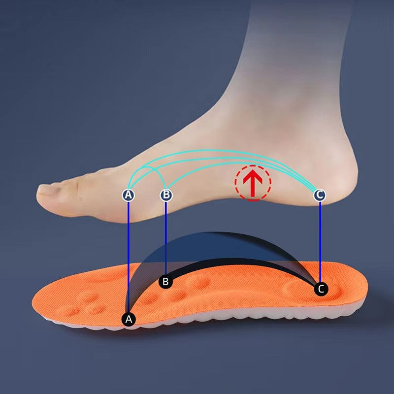 High Elasticity Sport Insoles with Arch Support