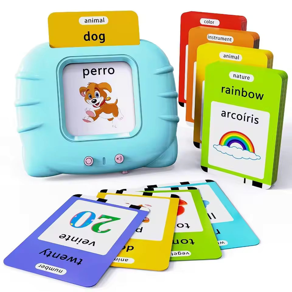 224 Talking Flash Cards Learning Machine – Montessori Style