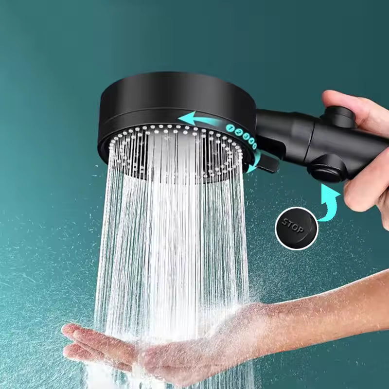 High-Pressure Handheld Shower Head Holder | Adjustable Wall Mount with One-Touch Stop