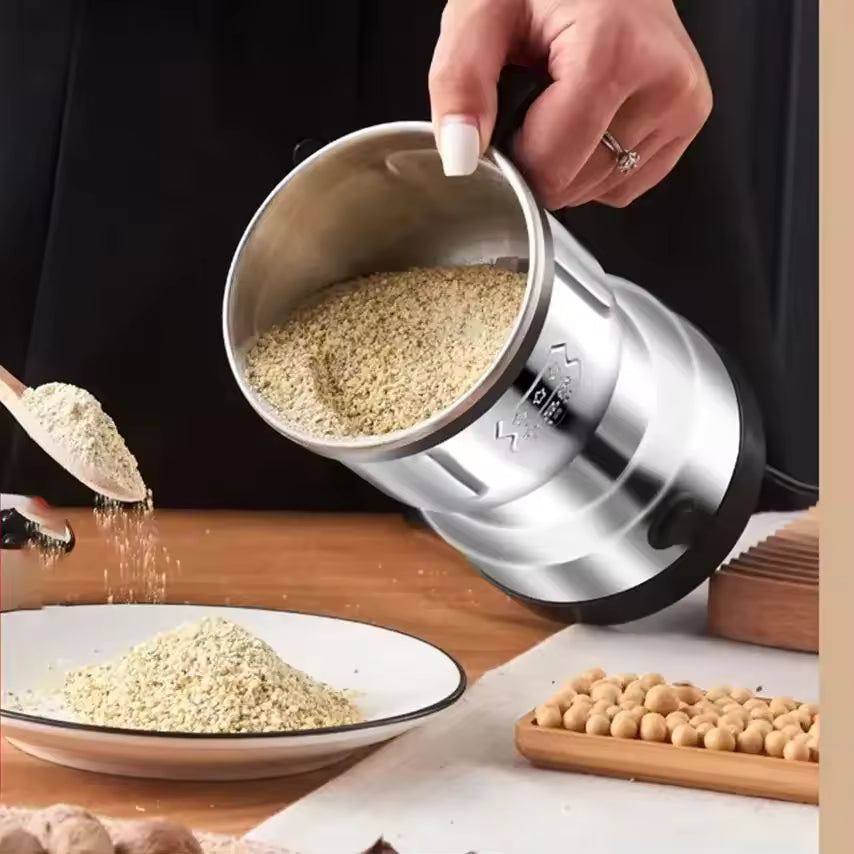 300W Electric Coffee Grinder | Stainless Steel Blade Spice & Bean Grinder