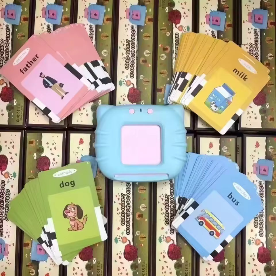 224 Talking Flash Cards Learning Machine – Montessori Style