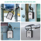 ORIA™ Outdoor Key Safe Box – Wall Mounted Combination Lock Storage