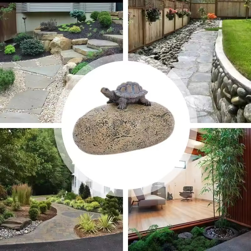 SecretStone™ Outdoor Key Hider – Realistic Rock with Hidden Compartment