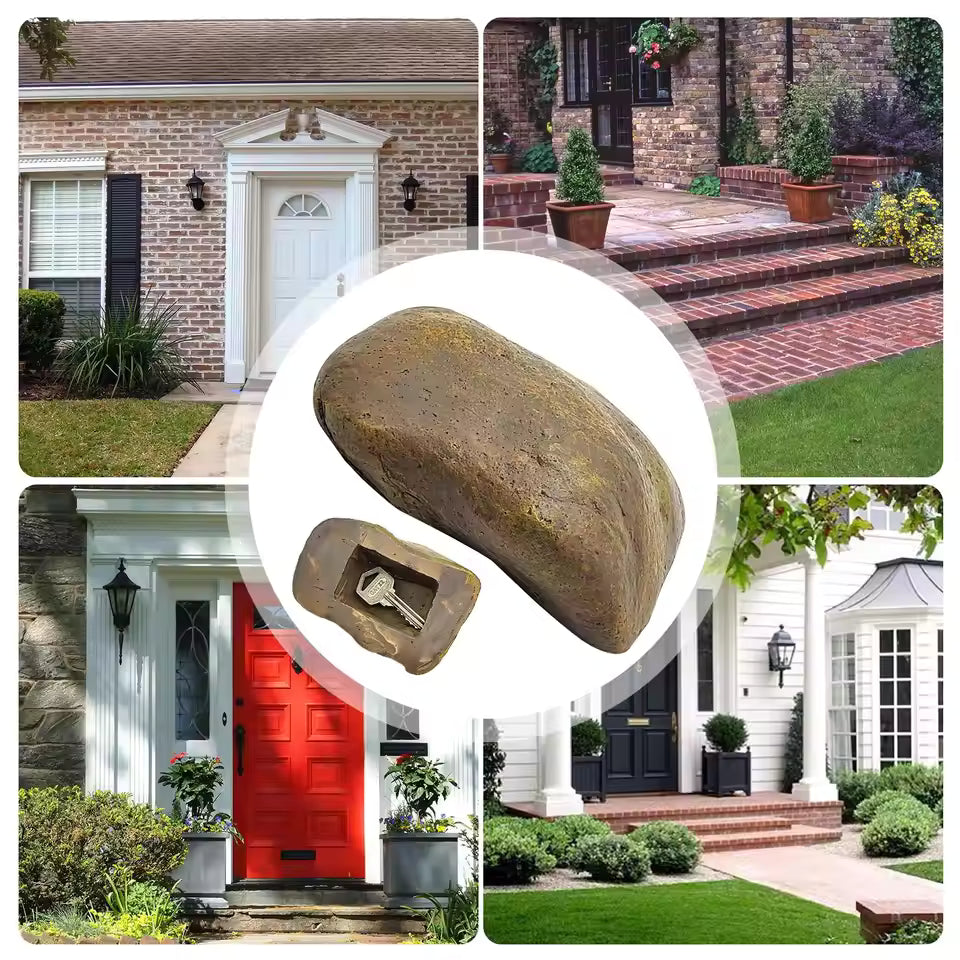 StealthRock™ Waterproof Fake Stone Key Safe – Outdoor Hidden Storage Box