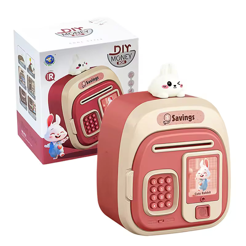 MiniATM™ Electronic Piggy Bank – Password Safe with Sound for Kids