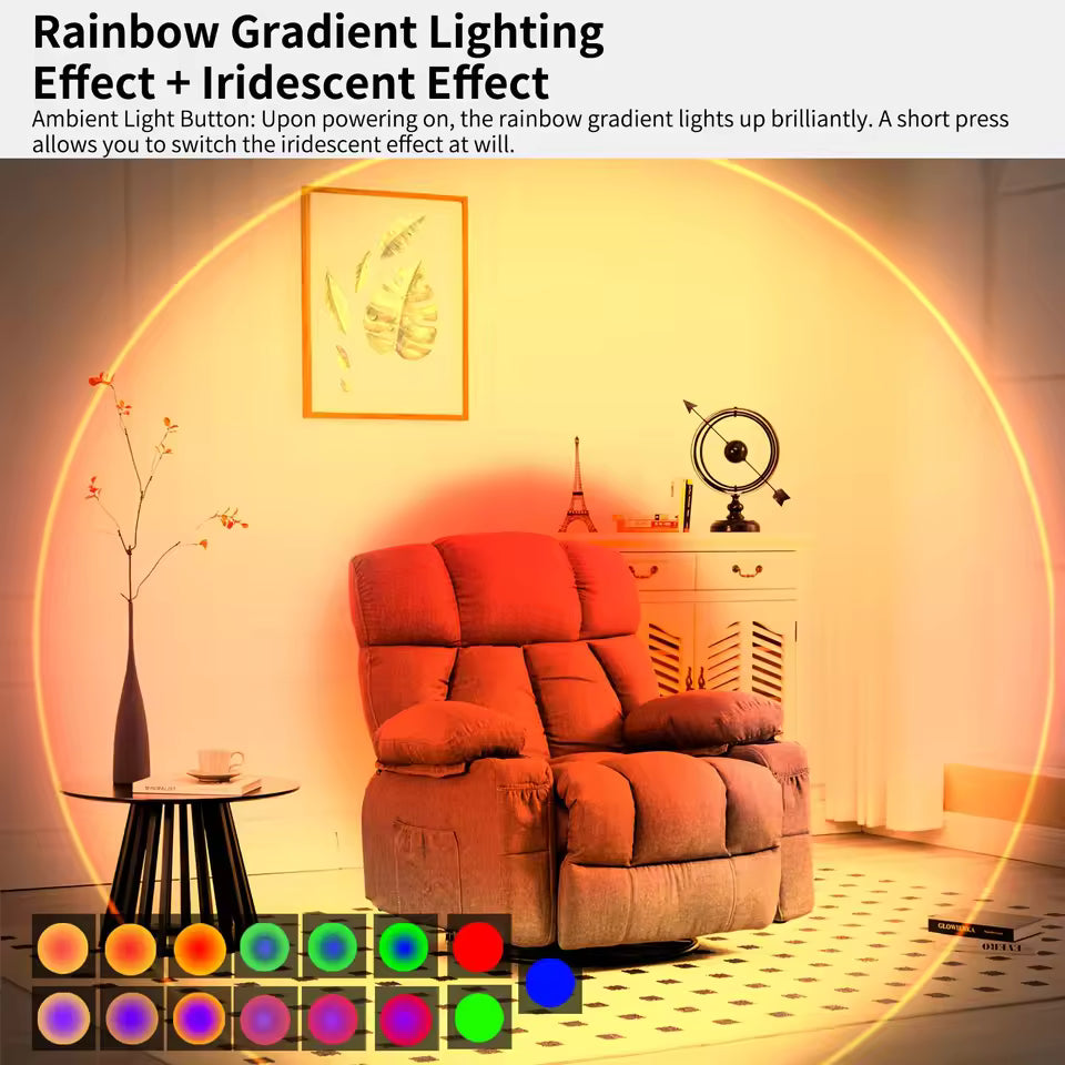 GlowSense™ Magnetic Motion Sensor LED Light – Rechargeable RGB Wall Lamp