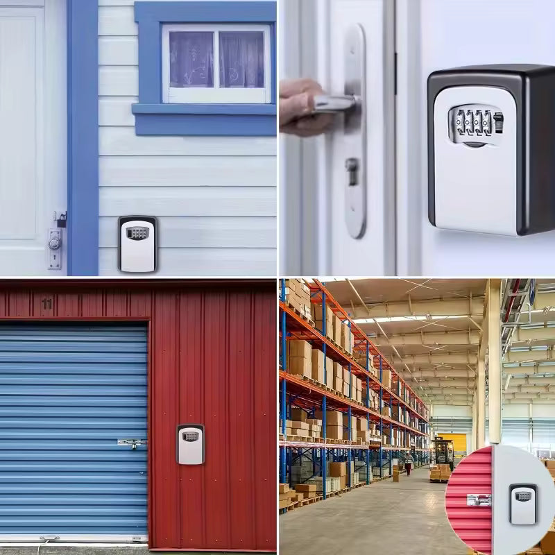 SecureFlip™ Combination Key Safe – Heavy-Duty Lock Box with Dial Code