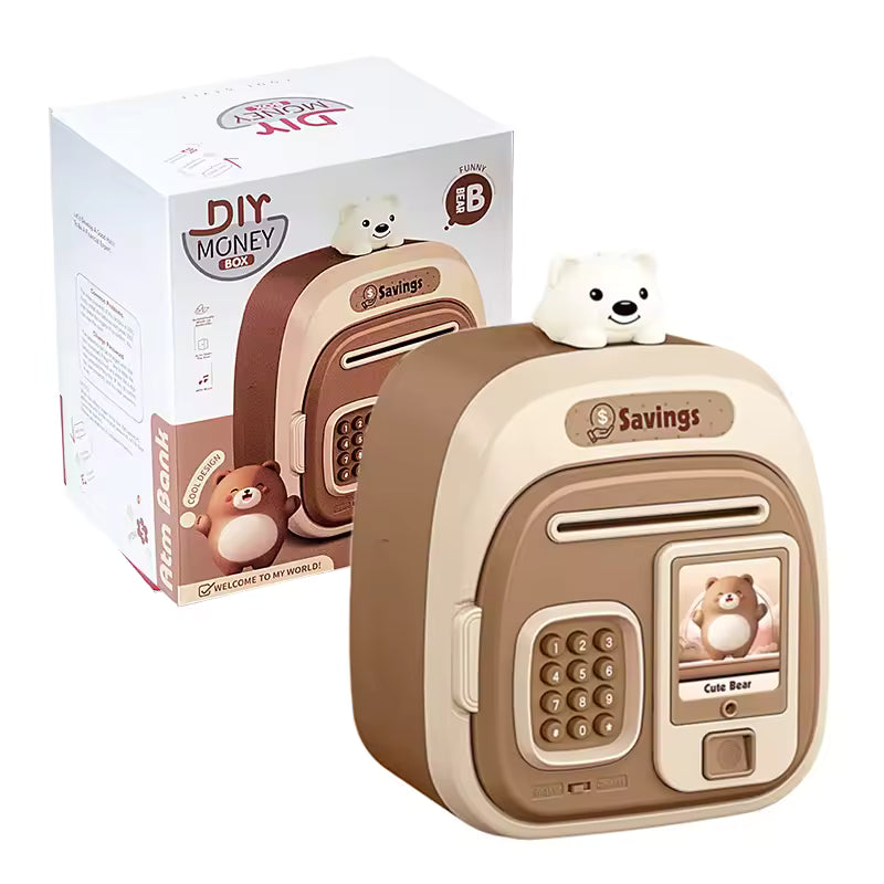 MiniATM™ Electronic Piggy Bank – Password Safe with Sound for Kids